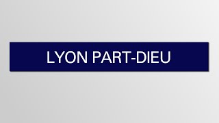 Annonce SNCF Lyon PartDieu ici Lyon PartDieu [upl. by Nedra]