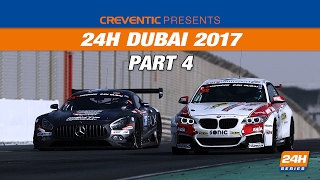 Hankook 24H DUBAI 2017 Race part 4 [upl. by Nasya564]