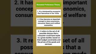 Revealed Preference TheoryEconomics [upl. by Nulubez]