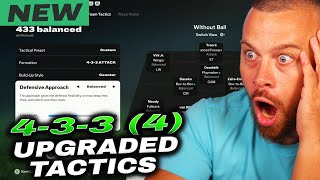 EA FC 25 POST PATCH UPGRADED MOST BALANCED 433 4 ATTACK Elite Division Custom Tactics amp Roles [upl. by Eltsyek]