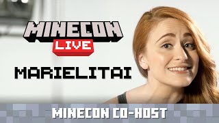 MINECON Live CoHost Announce Marielitai [upl. by Hgielrahc215]