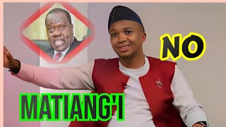 MORARA AMEKATAA KUFANYA KAZI NA MATIANGI  his manifesto for 2027 [upl. by Nnauol]