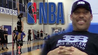 LiAngelo Balls 37 INCH VERTICAL IMPRESSES LaVar at NBA PRE DRAFT COMBINE Agility Testing [upl. by Leafar806]