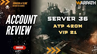 Server 36  ATP 420m  VIP 21  58 migration tickets [upl. by Nyral164]