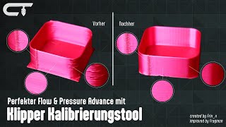 Klipper Kalibrierungstool  So ermittelt man den perfekten Flow und Pressure Advance [upl. by Tiossem755]