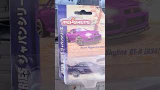 Nissan Skyline GTR R34  Chase Car  Midnight Purple  Majorette Japan Series [upl. by Warfold]