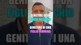 Genitore figlio maschio VS Genitore figlia femmina icartabianca videodivertenti risate genitori [upl. by Bent205]