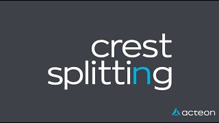 TUTORIAL Crest Splitting 3D 2023 Chirurgie conseils  Equipement Groupe Acteon [upl. by Lunna]