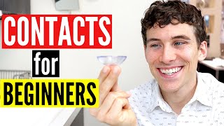 Contact Lenses for Beginners  How to Put in Contacts [upl. by Ruford]