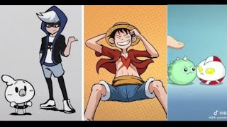 Jack tiktok chibi characters and finger Animation tiktok compilation jacktiktok animation [upl. by Schoening]