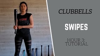 CLUBBELLS  Guided Hour 3 Beginner Tutorial  SWIPES [upl. by Fannie]