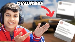 DOING CRAZY CHALLANGES IN FORZA HORIZON 5😨 [upl. by Llereg]