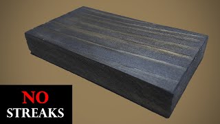 How to make wood black  ebonizing wood [upl. by Ymmij]