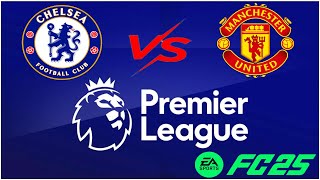 SIMULACRO LIGA INGLESA 3 NOV CHELSEA VS MANCHESTER U FC25 [upl. by Katie]