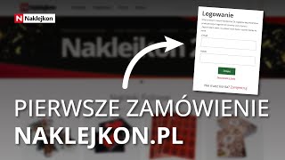 5 PORADNIK Jak zarejestrować konto i złożyć pierwsze zamówienie w Naklejkon 🔎 [upl. by Leerzej]