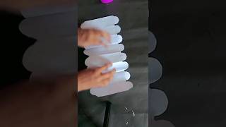 Flower vase with paper craft homedecor diy papervase youtubeshorts [upl. by Nomyt]