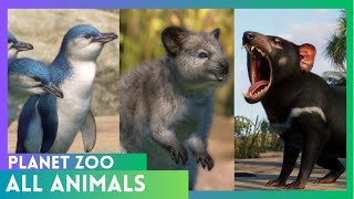 Planet Zoo 115 ALL 171 ANIMALS SHOWCASE [upl. by Suzy637]