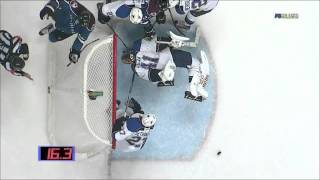 Jaroslav Halak unbelievable OT save 12211 [upl. by Senior905]