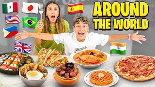 EATING Foods From all Over the WORLD [upl. by Mannuela701]