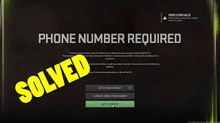 How to fix the mobile phone verification issue in Warzone 2 and Modern Warfare 2 [upl. by Norwood]