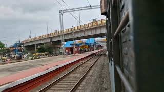 Coalfield Express skips Kamarkundu at 130 kmph [upl. by Eolande412]