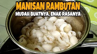 Manisan rambutan simpel  how to make rambutan candied in the village [upl. by Nylarahs]