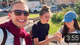 Karolina Protsenkos HILARIOUS REACTION to new dad sunglasses [upl. by Essirehc]