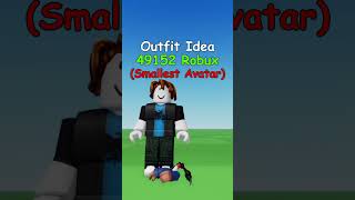 Making Roblox Smallest Avatar WORLD RECORD Outfit Idea 🤏🏆 [upl. by Salisbury880]