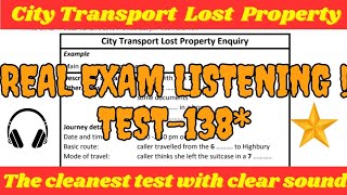 city transport lost property enquiry ielts listening test with answers [upl. by Iona]