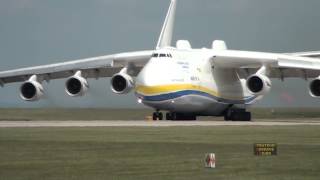 Antonov 225 Mriya Departs Manchester Airport 26th June 2013 [upl. by Aimak]