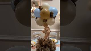 Teddy Bear Baby Shower Balloon Centerpiece [upl. by Eillen]