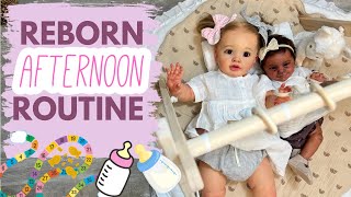 REBORN Doll Afternoon ROUTINE 🍼 FEEDING ROLEPLAY reborn reborndolls reborndolls [upl. by Annahavas669]