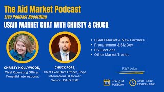 Ep 32 USAID Market Chat with Christy amp Chuck [upl. by Marji50]