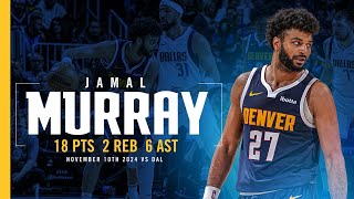 Jamal Murray Full Game Highlights vs Mavericks 📺  111024 [upl. by Horwath]