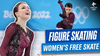 Figure Skating  Womens Free Skating  Full Replay  Beijing2022 [upl. by Iris]