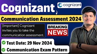 🔥Cognizant Communication Assessment 2024  2nd Phase Exam Update  Test Date 29 Nov  Exm Pattern [upl. by Tatia]