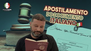 O Apostilamento Do Documento Italiano [upl. by Riker]