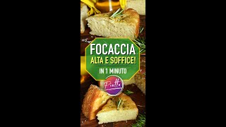 Focaccia Alta e Soffice  Shorts [upl. by Oenire]