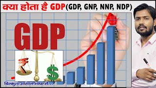 क्या होती है GDP और इसके गिरने का आप पर क्या होता है असर   GDP  GNP  NNP  NDP  PPP [upl. by Tnerb256]