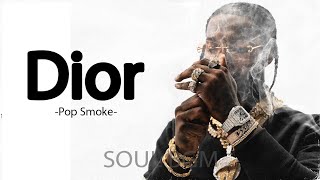 Pop Smoke  Dior Lyrics [upl. by Eitsrik]