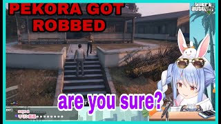 Pekora Got Robbed And She Show Whos The Boss  GTA V HololiveEng Sub [upl. by Horacio413]