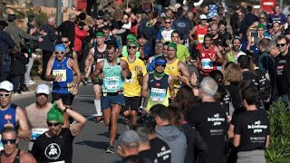 Athlétisme  plus de 70 000 coureurs attendus au Marathon dAthènes [upl. by Suoicul35]