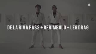 BJJ TECHNIQUE  DE LA RIVA PASS  BERIMBOLO  LEG DRAG [upl. by Isidro971]