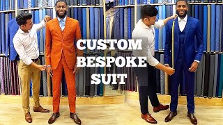 Two Custom Tailored Bespoke Suits Made in Bangkok Thailand 🇹🇭 Start to Finish [upl. by Eniamat]