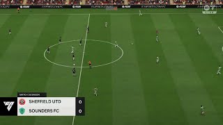 EA SPORTS FC 25 Fc Sounders VS Sheff Utd [upl. by Avert]