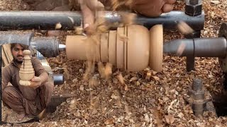 Woodturning Mastery Creating Stunning Pieces Through Skilled Teamwork [upl. by Viradis79]