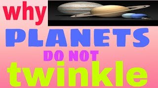 Why planets do not twinkle [upl. by Nitsrik]