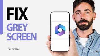 How To Fix Grey Screen On Microsoft 365 Office App 2024 [upl. by Xonel]