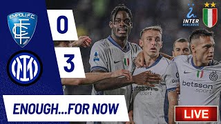 EMPOLI 03 INTER  JOB DONE IN ROUTINE WIN  LIVE MATCH REACTION [upl. by Chainey233]