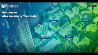 Vitro emissions Carbon amp Energy Calculator [upl. by Haidabez]